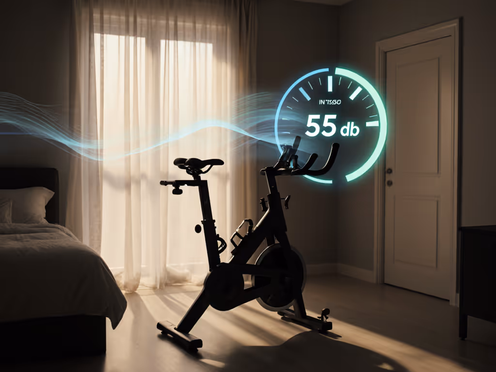 indoor_cycling_bike_with_decibel_meter_reading_55db