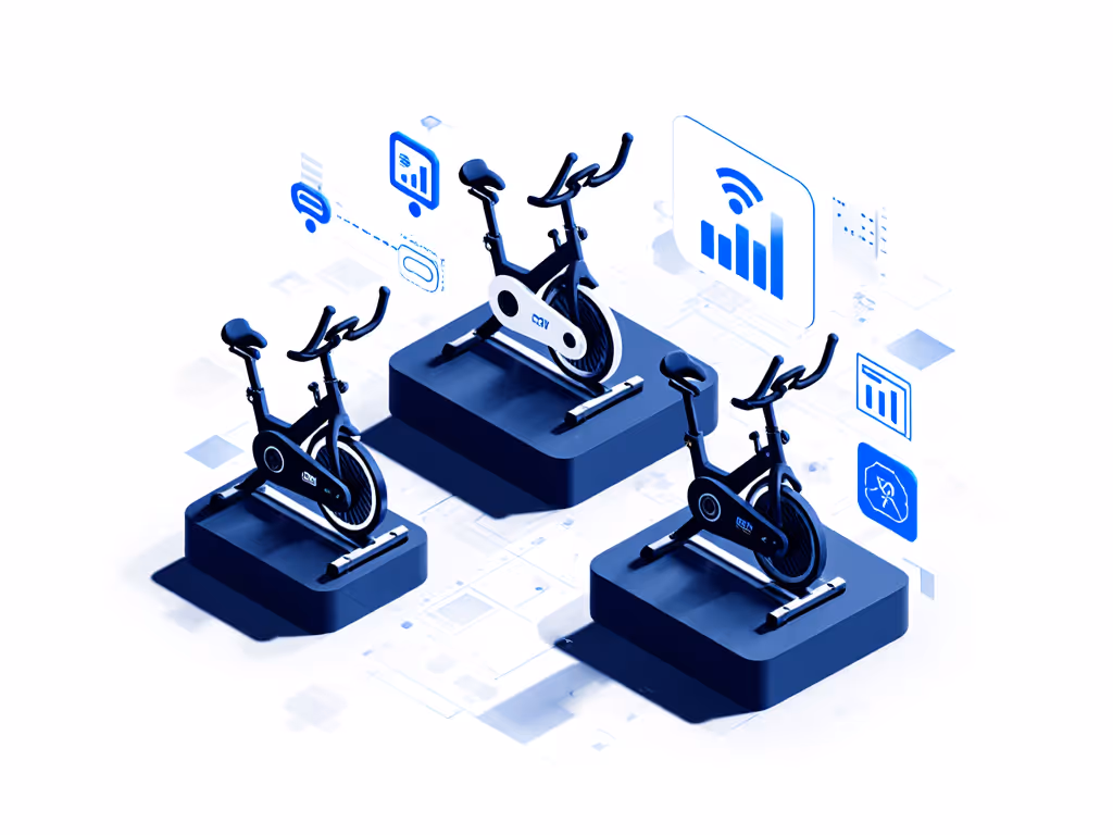 exercise bike tier comparison infographic