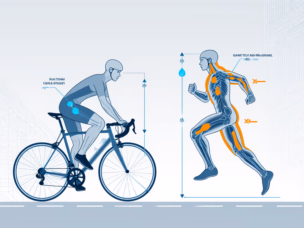 cycling_biomechanics_showing_joint_impact_comparison