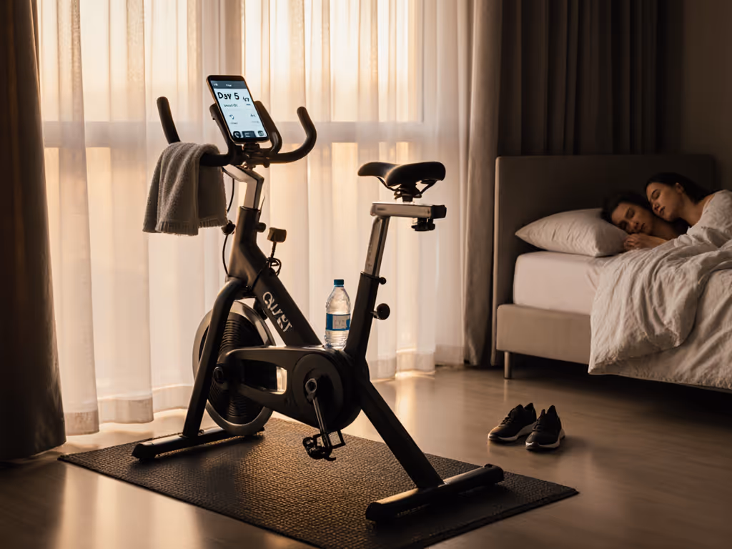 Quiet Consistency: Your 30-Day Exercise Bike Plan